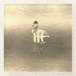 Goldene Feiertagssaison Glasuntersetzer