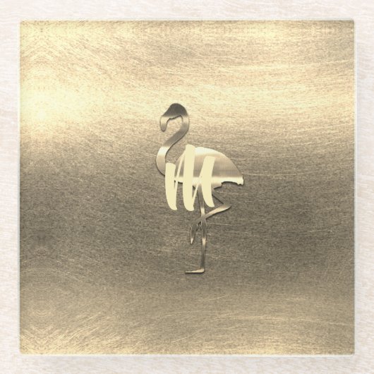 Goldene Feiertagssaison Glasuntersetzer (Vorderseite)