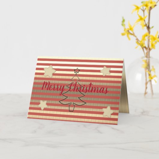 Goldene Feiertagssaison Karte (Gelbe Blume)