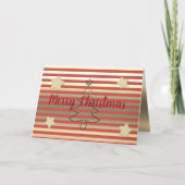 Goldene Feiertagssaison Karte (Vorderseite)