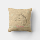 Goldene Feiertagssaison Kissen (Vorderseite)