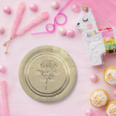 Goldene Feiertagssaison Pappteller (Party)