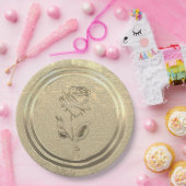 Goldene Feiertagssaison Pappteller (Party)