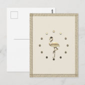 Goldene Feiertagssaison Postkarte (Vorne/Hinten)