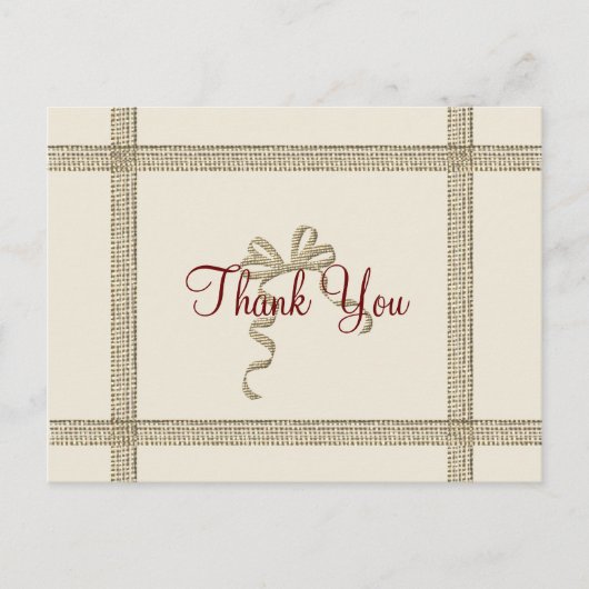 Goldene Feiertagssaison Postkarte (Vorderseite)