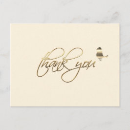 Goldene Feiertagssaison Postkarte