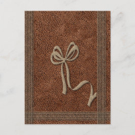 Goldene Feiertagssaison Postkarte