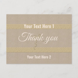 Goldene Feiertagssaison Postkarte