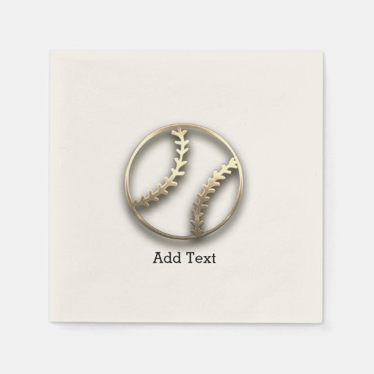 Goldene Feiertagssaison Serviette (Vorderseite)