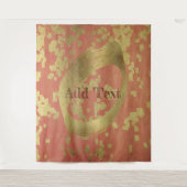 Goldene Feiertagssaison Wandteppich (Vorderseite)