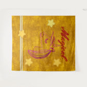 Goldene Feiertagssaison Wandteppich (Vorderseite (Horizontal))