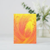 Goldene Felder Der verzauberte Garten Postkarte (Stehend Vorderseite)