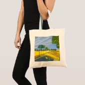 Goldene Felder und Pfad Tragetasche (Vorderseite (Produkt))