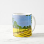Goldene Felder und Weg Kaffeetasse (VorderseiteRechts)