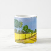 Goldene Felder und Weg Kaffeetasse (Mittel)