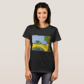 Goldene Felder und Weg T-Shirt (Vorne ganz)