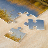 Goldene felsiger GebirgsReihe-Ansicht Puzzle (Seite)