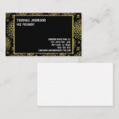 Goldene Feuerwerke Stil Seven Line Custom Visitenkarte (Vorne/Hinten)