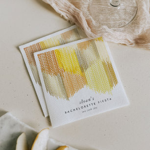 Goldene Fiesta Moderne Fransen Junggesellinnenabsc Serviette