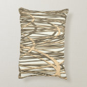 Goldene Filament Dekokissen (Rückseite(Vertikal))