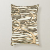 Goldene Filament Dekokissen (Vorderseite(Vertikal))