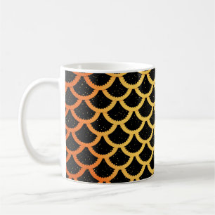 Goldene Fischwaage Kaffeetasse