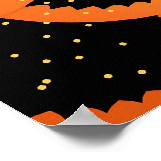 Goldene Fischwaage Poster (Ecke)