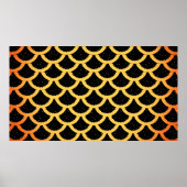 Goldene Fischwaage Poster (Vorne)