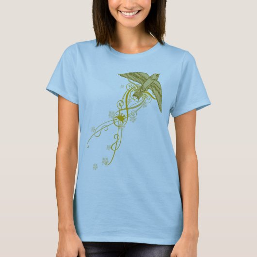 Goldene Flagge T-Shirt (Vorderseite)