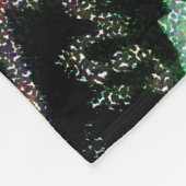 Goldene Flamme Fleecedecke (Ecke)