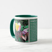 Goldene Flamme Tasse (Vorderseite Links)