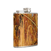 Goldene Flasche Flachmann (Rechts)