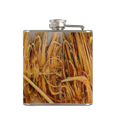 Goldene Flasche Flachmann (Rückseite)