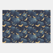 Goldene Fledermäuse Geschenkpapier Set (Vorderseite 2)