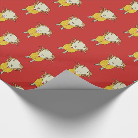 Goldene Fleece Geschenkpapier (Ecke)