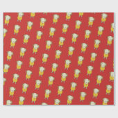 Goldene Fleece Geschenkpapier (Flach)