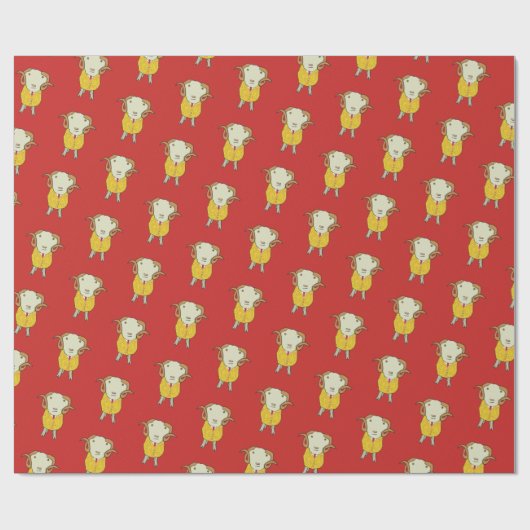 Goldene Fleece Geschenkpapier (Flach)