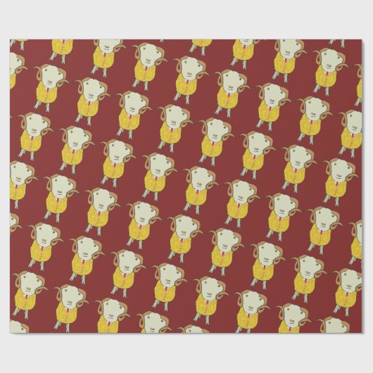 Goldene Fleece Geschenkpapier (Flach)