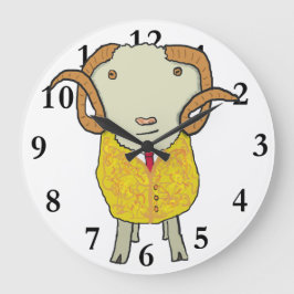 Goldene Fleece Große Wanduhr