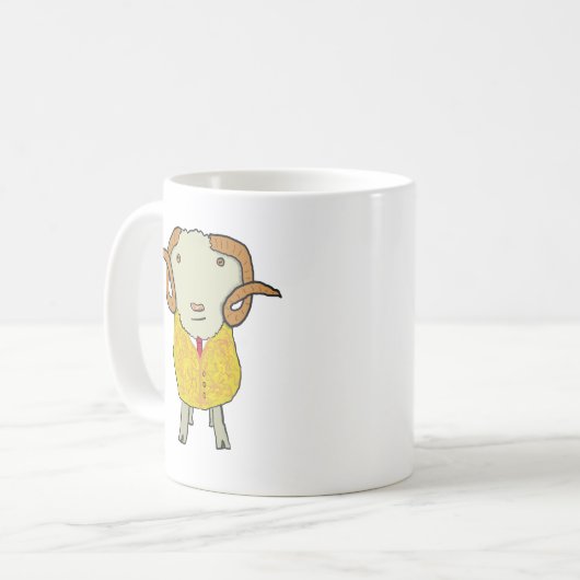 Goldene Fleece Kaffeetasse (Vorderseite Links)