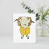 Goldene Fleece Postkarte (Stehend Vorderseite)