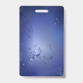 Goldene Fleur de Lis auf Blau Ausweis (Rückseite)