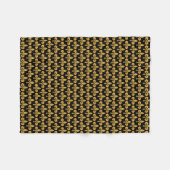 Goldene Fleur de Lis Fleecedecke (Vorderseite (Horizontal))