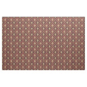 Goldene Fleur-de-lis roter Samt königliches Design Stoff (Yard (91,4 cm))