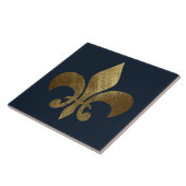 Goldene Fleur de Lis Royal Fliese (Seite)