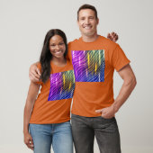 Goldene Flitterwochen Retro T-Shirt (Unisex)