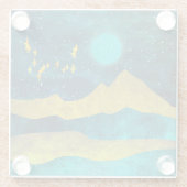 Goldene Flock Glasuntersetzer (Rückseite)