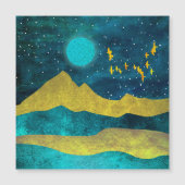 Goldene Flock Magnetkarte (Vorderseite)