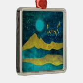 Goldene Flock Ornament Aus Metall (Rechts)