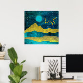 Goldene Flock Poster (Heimbüro)